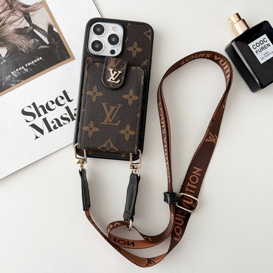 Lou Classic Crossbody Card Bag iPhone tok