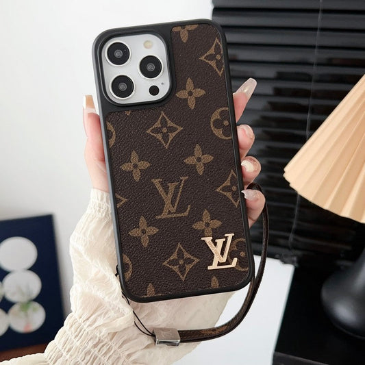Lou Classic Brown Hand Chain iPhone tok