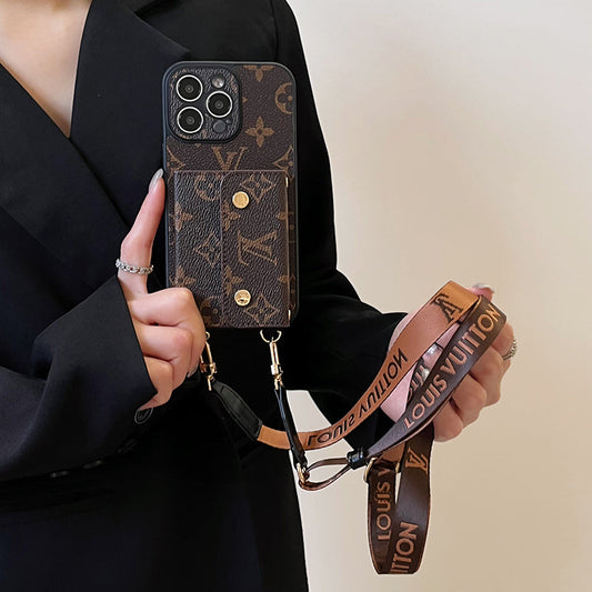 2025 Nyt klassisk luksus kortholder-telefoncover 💎📱001