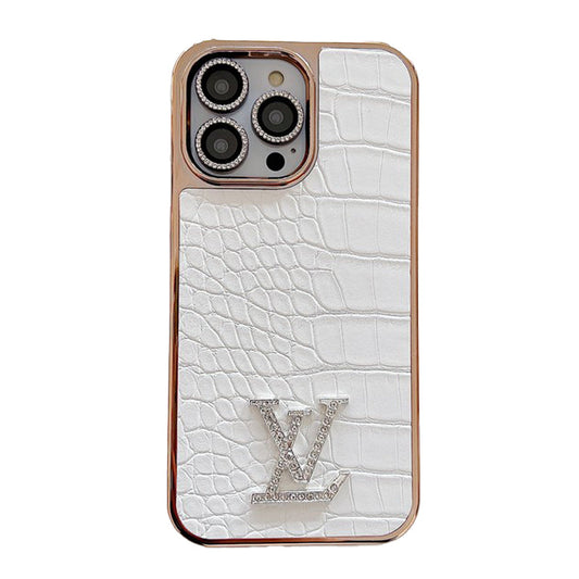 Lou Diamond logó rózsa arany iPhone tok