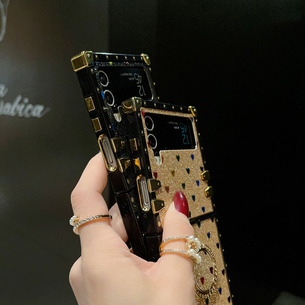 Samsung Galaxy Z Flip6/5/4/3 5G -neliökotelo "Adoration Rengy"
