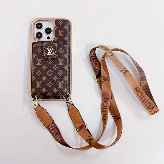 Lou Gold Cover Crossody iPhone tok