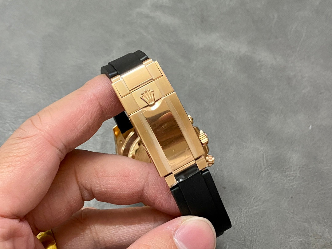 Lyx Chronograph Sportklocka med gummiband