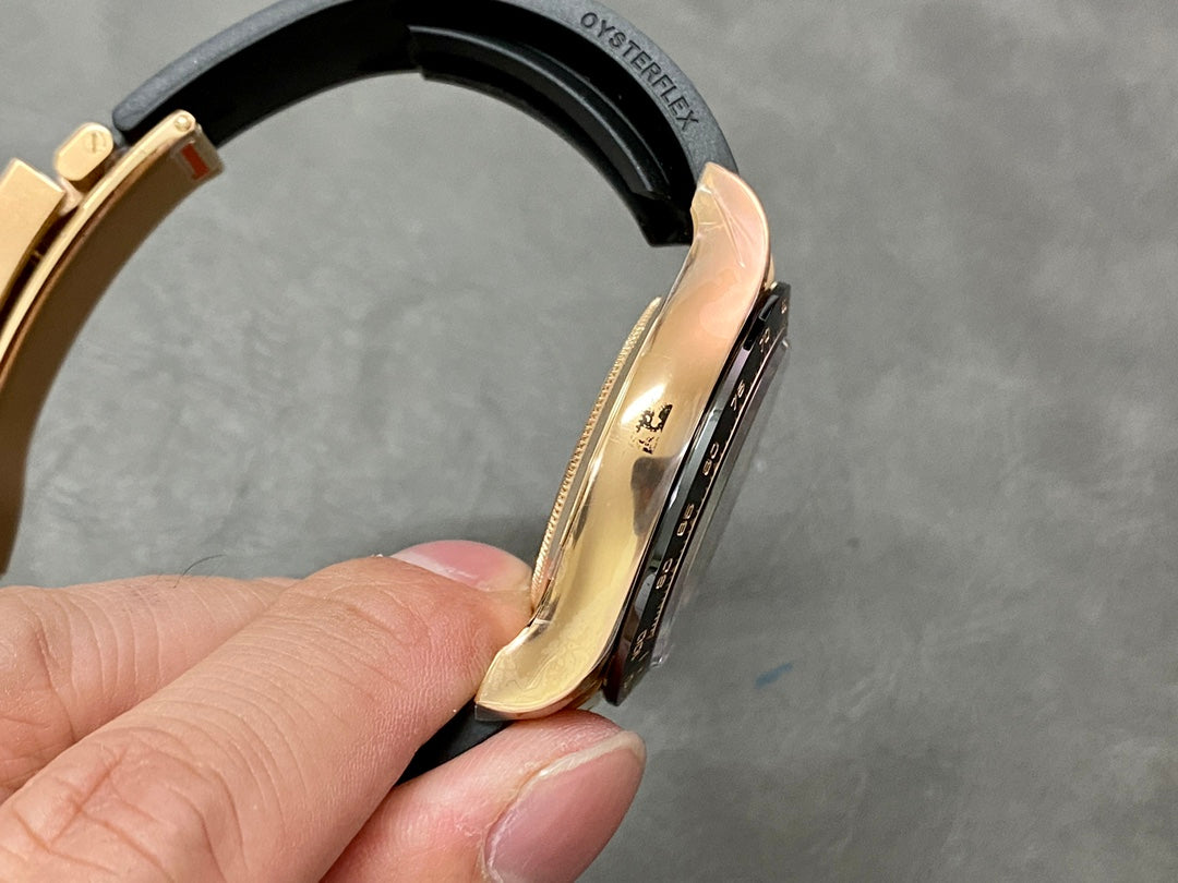 Lyx Chronograph Sportklocka med gummiband