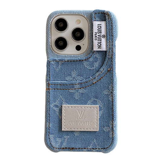 Karakteristisk denim mode iPhone -sag