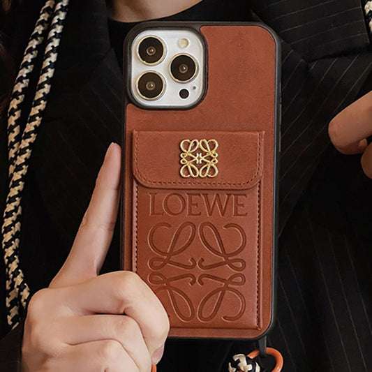 Loe kártya tartó bőr iPhone tok