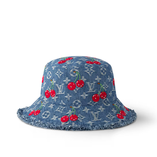 Søt kirsebærmønsterhatt, et must for fashionistas