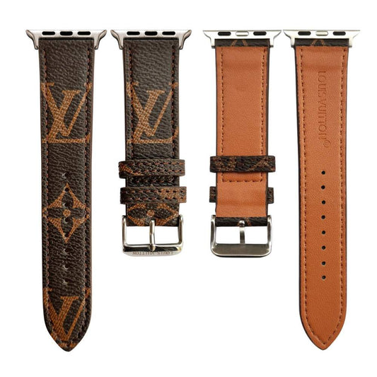 Klassisk brun luksuriøs stropp for Apple Watch -band