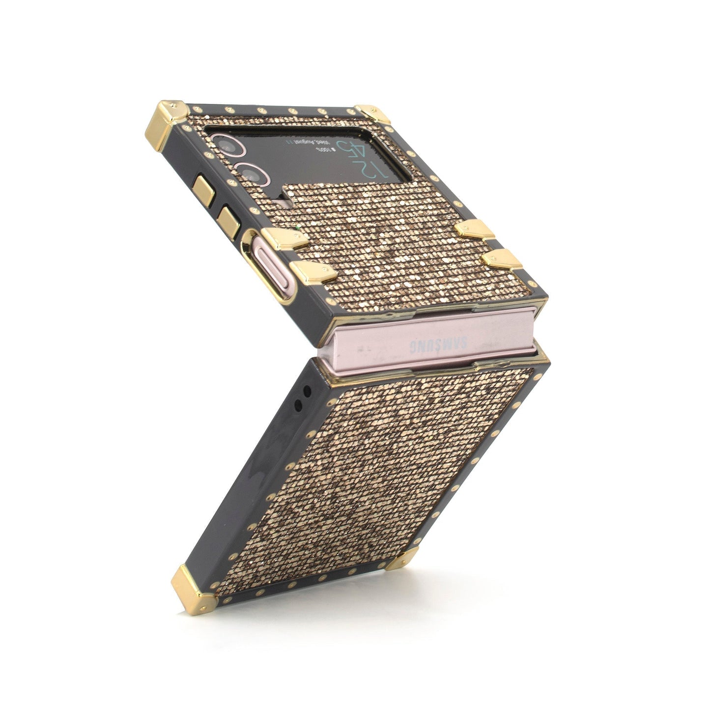 Samsung Galaxy Z Flip6/5/4/3 5G neliökotelo "Pyriitti"