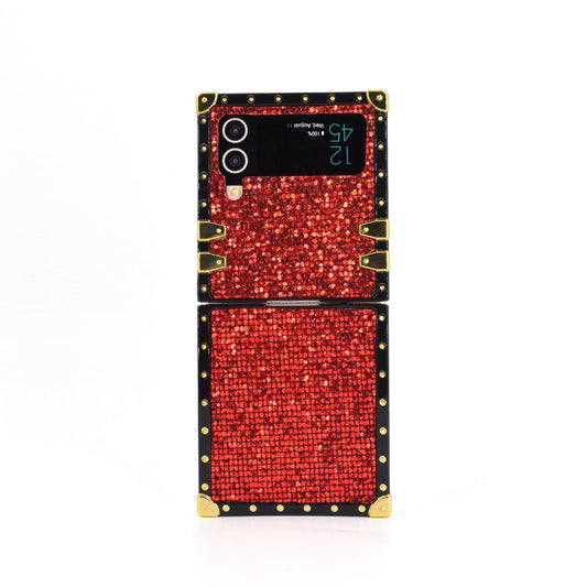 Samsung Galaxy Z Flip6/5/4/3 5G -neliökotelo "Ruby"