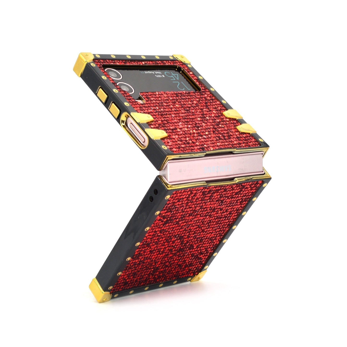 Samsung Galaxy Z Flip6/5/4/3 5G -neliökotelo "Ruby"