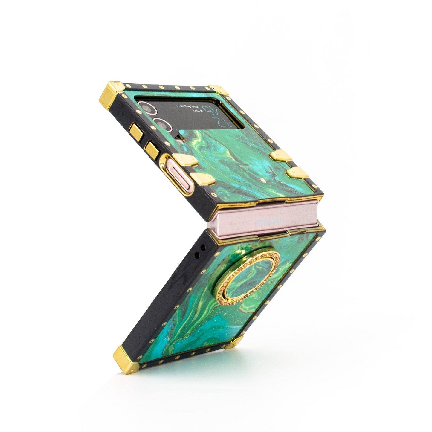 Samsung Galaxy Z Flip6/5/4/3 5G -neliökotelo "Isabis Ring"