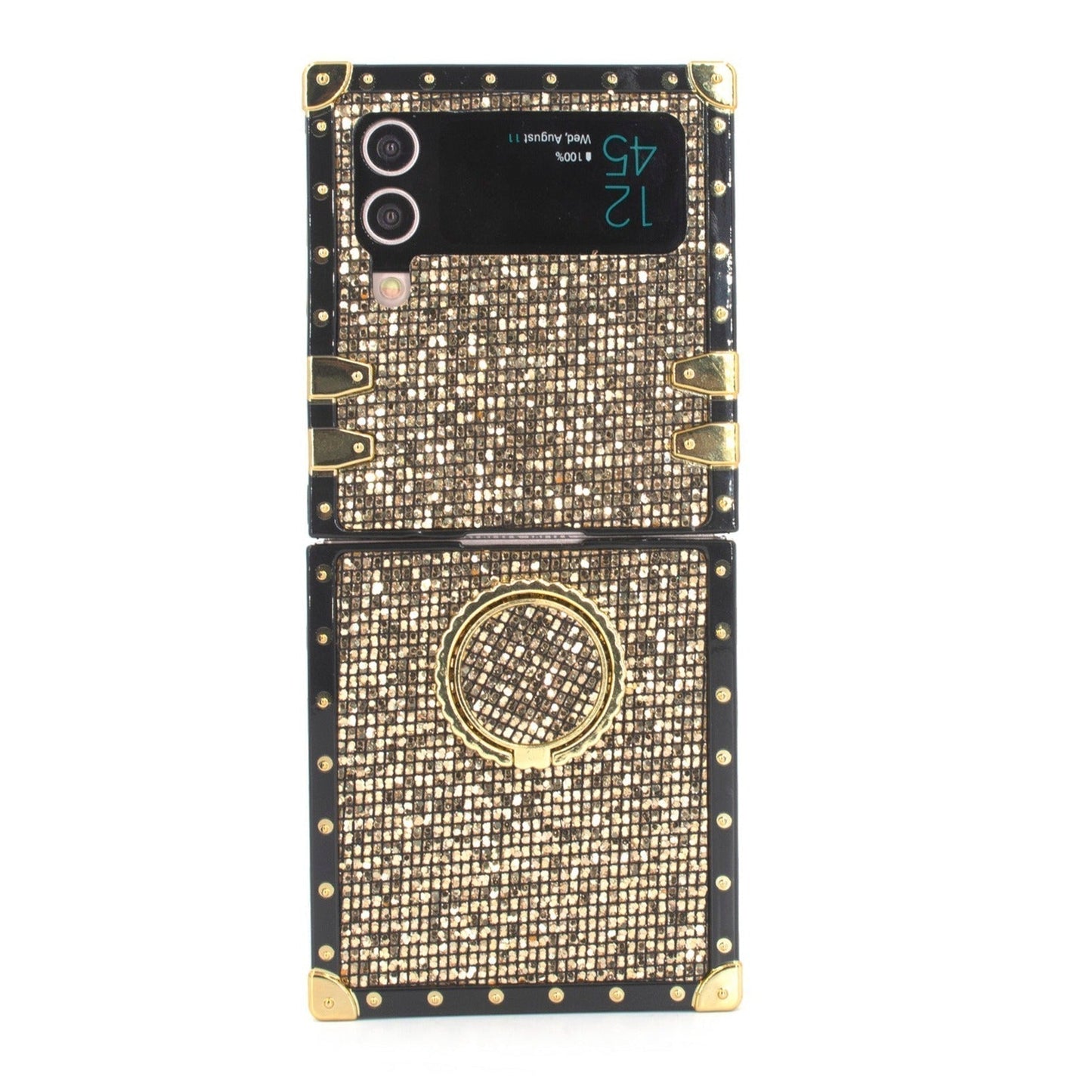 Samsung Galaxy Z Flip6/5/4/3 5G neliökotelo "Pyriitirengas"