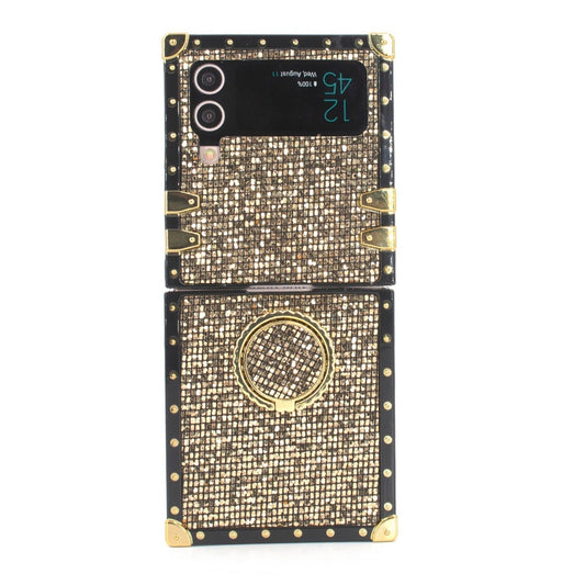 Samsung Galaxy Z Flip6/5/4/3 5G neliökotelo "Pyriitirengas"