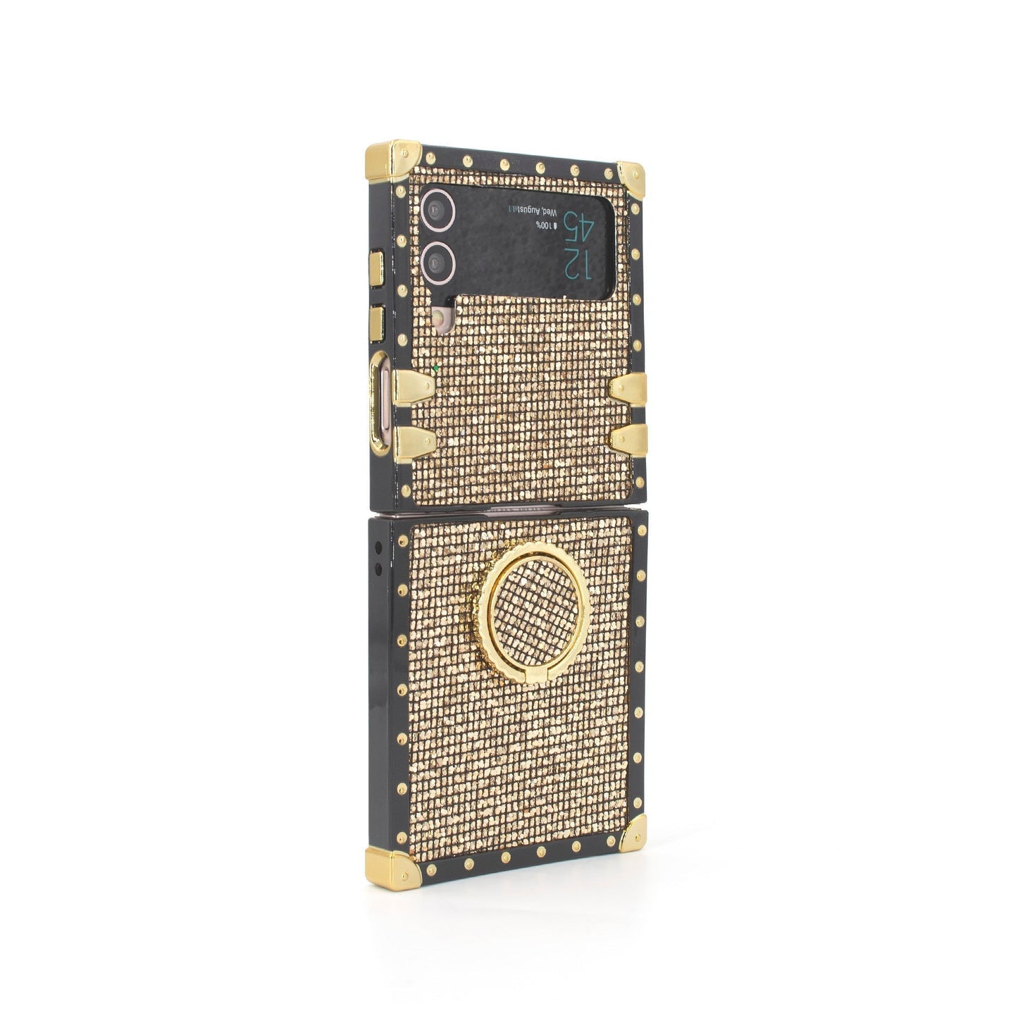 Samsung Galaxy Z Flip6/5/4/3 5G neliökotelo "Pyriitirengas"