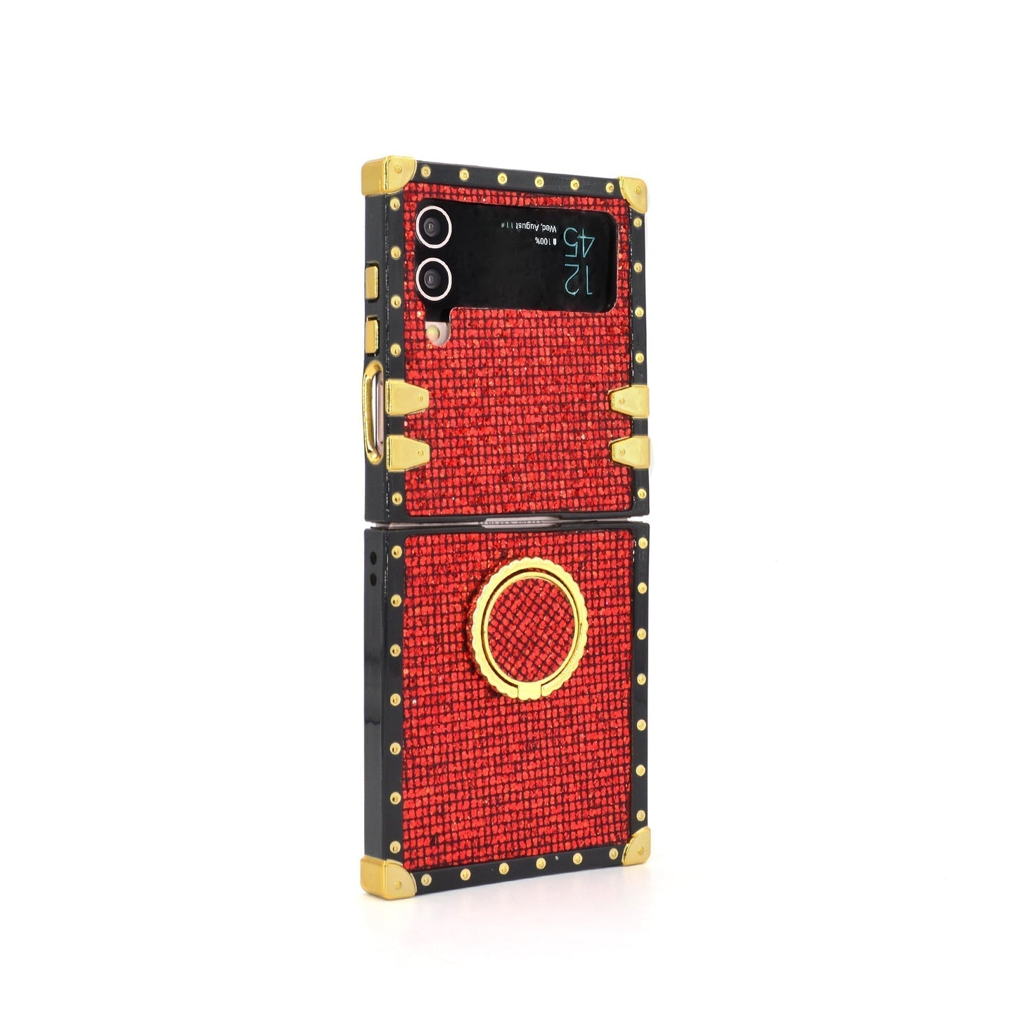 Samsung Galaxy Z Flip6/5/4/3 5G neliökotelo "Ruby Ring"