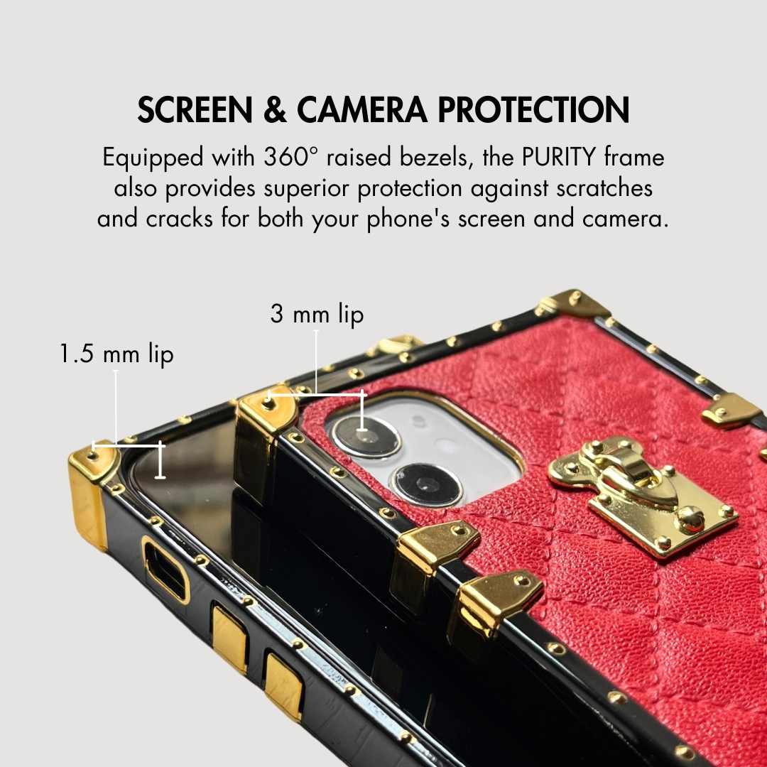 Samsung -kotelo "punainen nahka"