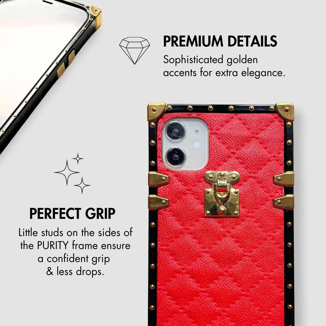 Samsung -kotelo "punainen nahka"