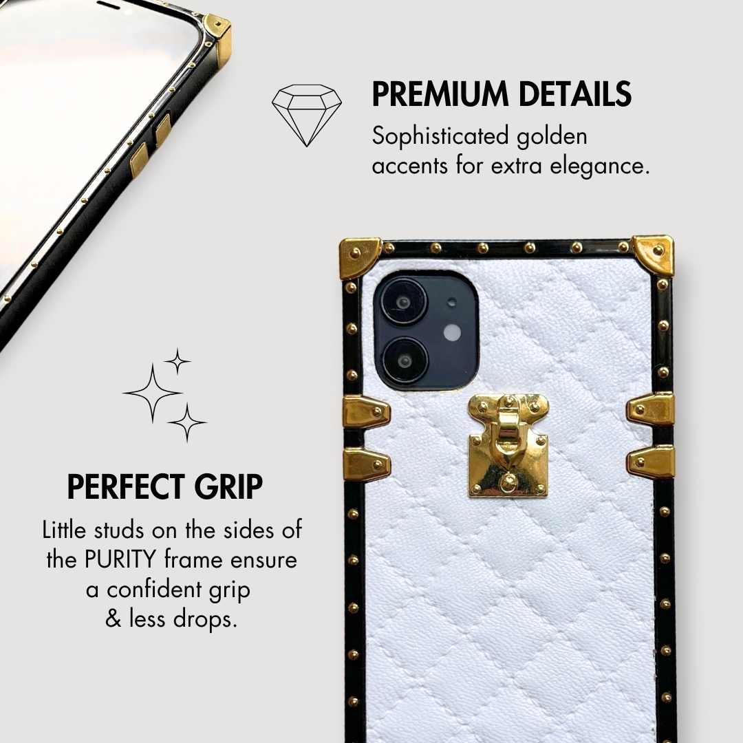 Samsung -kotelo "valkoinen nahka"