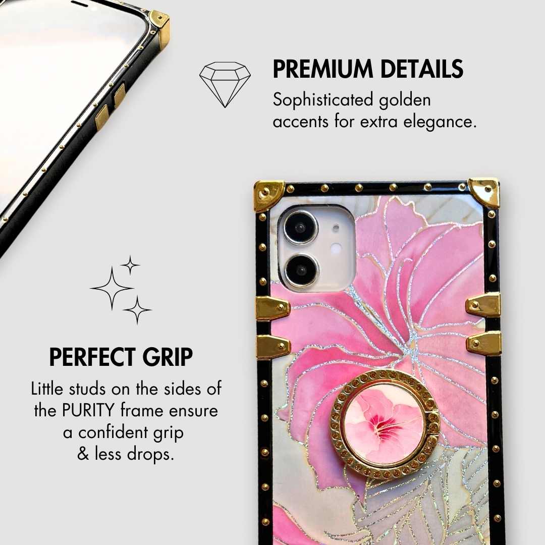 Samsung -kotelo rengas "Pink Hibiscus"