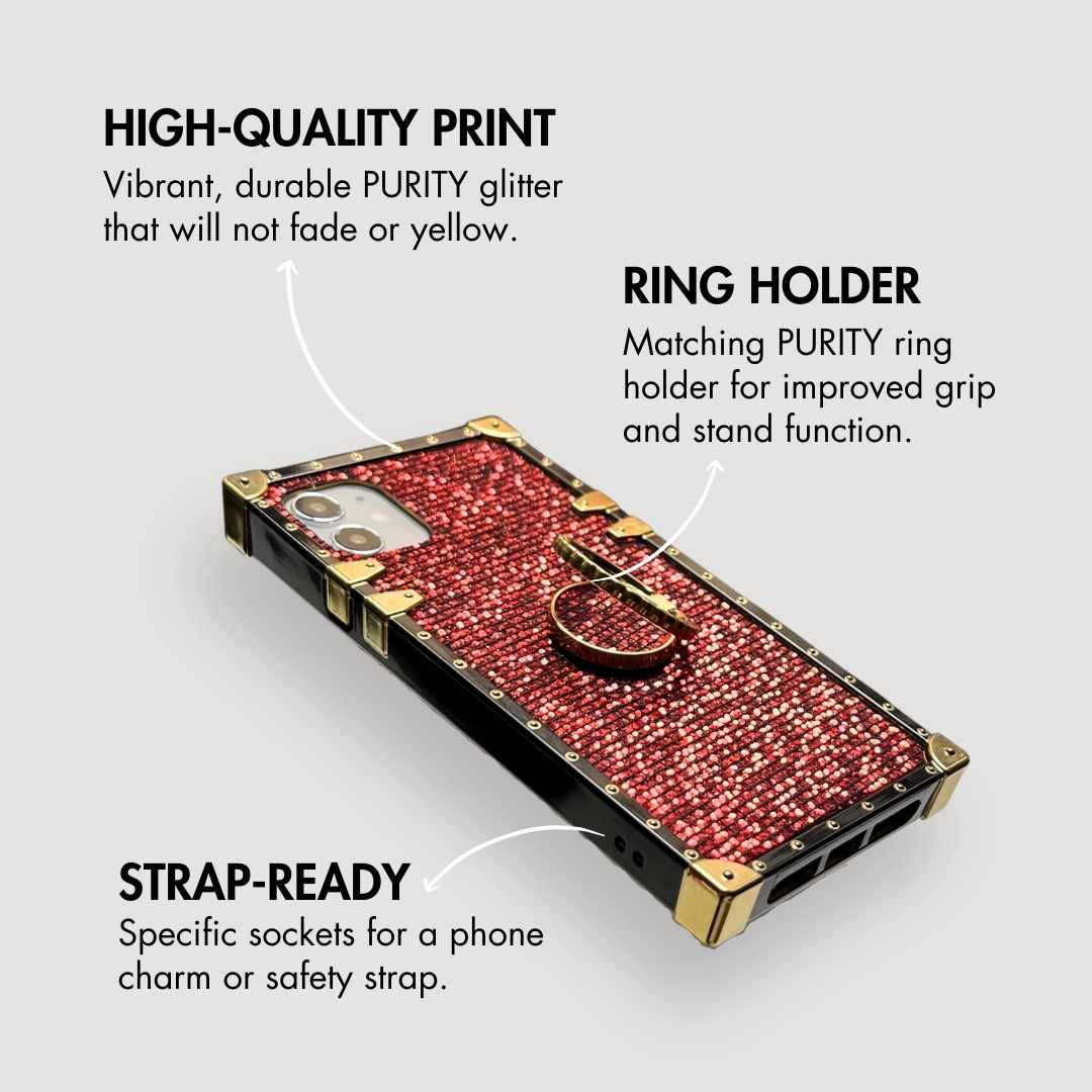 Samsung -kotelo rengaslla "Ruby"